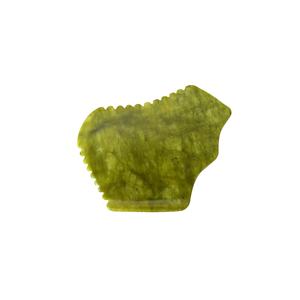 Guasha Alat Pijat Papan Batu Giok Alam, untuk Perawatan Terapi Akupunktur Kaki Punggung Wajah - Product Image 1