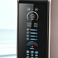 Système de filtration d'eau par osmose inverse sans réservoir 1000 GPD à haut débit avec écran tactile sous évier