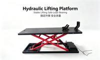 Table élévatrice universelle pour moto électrique, plateforme de réparation hydraulique à ciseaux pour l'entretien des motos