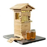 Nouvelle ruche automatique en bois pour apiculture avec système de miel auto-fluideur et pour cadres de ruche