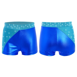 6-16 Kids Girls <b>Dance</b> Costume Toddler Gymnastics <b>Dance</b> Shorts Metallic Shorts For Practice Performance Competition Latin <b>Dance</b> - Product Image 3
