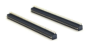 Conector de pines de paso de 2.54mm, doble fila, ángulo recto, H:7.4mm/Ancho:6.35mm, G/F L11.8mm/16.8mm, 2*40P - Product Image 6