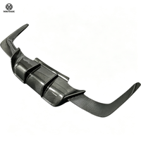 Lèvre arrière en fibre de carbone F06 F12 F13 M6 pour BMW Série 6 F06 F12 F13 M6, diffuseur de pare-chocs style V, kit de tuning, pièces de carrosserie