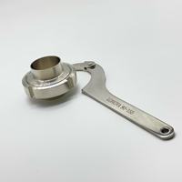 Clé à molette réglable à crochet en acier inoxydable 304 poli miroir