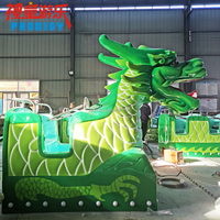 Parc d'attractions aventure tour coulissant dragon train mini montagnes russes pour adulte à vendre