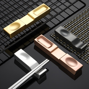 Support à baguettes en acier inoxydable 304, support à couverts multifonctionnel pour restaurant, hôtel, utilisation sur table, matériau de qualité alimentaire - Product Image 1