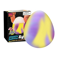   Jouets sensoriels anti-stress en forme d'œufs de Pâques, jouets à presser Dippin Dazzler, jouet souple en PU, unisexe, à partir de 14 ans