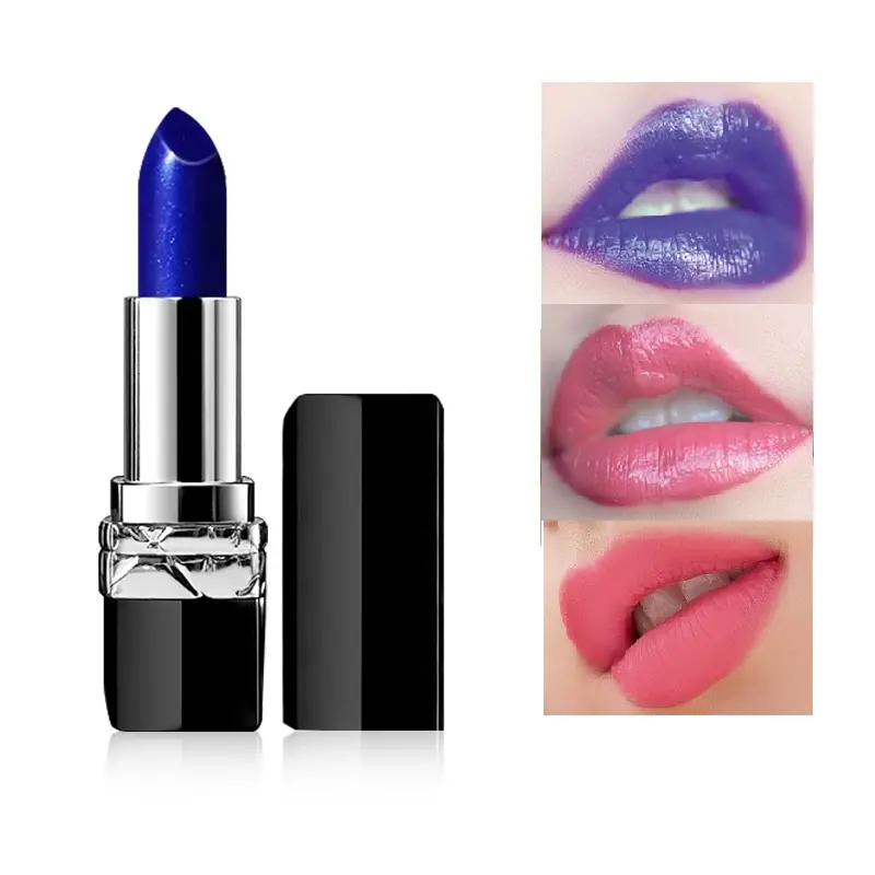 Blue Enchantress Warm Discoloration Lipstick Moisturizing Waterproof Lasting Temperature Change Magic Lipstick Vendor