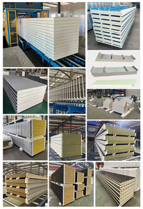 สายการผลิตแผงแซนวิช PU/PIR สำหรับประตูโรงรถ เครื่องผลิตแผงฉนวน PIR อั<span class=keywords><strong>จ</strong></span>ฉริยะขนาดเล็ก สายการผลิตแบบต่อเนื่อง - Product Image 5