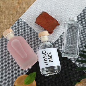 Bouteille en verre avec liège, polymère élevé, pour cirer, pour le vin aux fruits, 250ml, 500ml, 750ml - Product Image 5