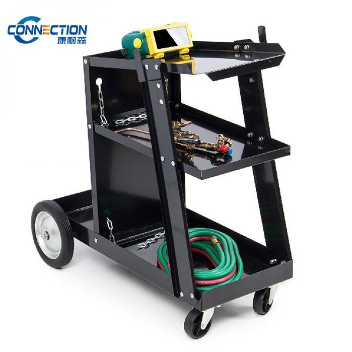 Factory Use Steel Welding Hand Trolley