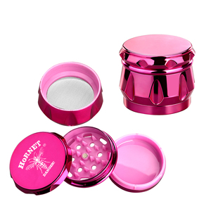 Hornet 4-Piece Plastic <b>Herb</b> <b>Grinder</b> 55mm Round Manual Crusher Waterproof Smoke Mill HP032 - Product Image 3