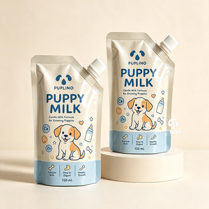 Bolsas de Embalaje Personalizadas para Caldo de Hueso para Mascotas, Bolsas con Boquilla de Grado Alimenticio Aluminizadas y Resistentes para Sopa de Perro, Leche para Cachorros y Nutrición Animal - Product Image 3