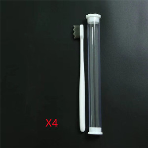 FCJ Micron di alta qualità spazzolino manuale Super morbido Nylon setole plastica PP manico biodegradabile per uso domestico viaggio Hotel