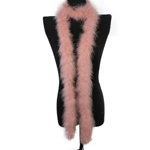 40กรัมผ้าพันคอสีม่วงรุ้งไก่งวง Marabou ขนนกงูเหลือมสำหรับผู้หญิงตกแต่งบ้านปาร์ตี้คริสต์มาสเครื่องแต่งกายชุดเต้นรำ - Product Image 5