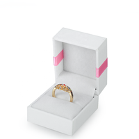 Vente chaude, boîte à bijoux rectangulaire carrée haut de gamme personnalisable OEM ODM, fabriquée à la main, avec ruban