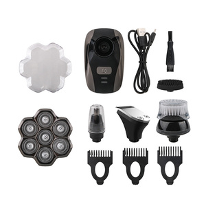 7 Đầu 5 Trong 1 Từ Máy Cạo Râu Điện Dao Cạo Mặt Đầu Tóc Râu Tông Đơ Máy Cạo Râu Điện Cho Nam Giới - Product Image 2