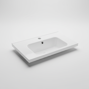Vente directe <span class=keywords><strong>d</strong></span>'usine en gros, lavabo de salle de bain autoportant rectangulaire moderne en surface solide, facile à <span class=keywords><strong>nettoyer</strong></span> - Product Image 1