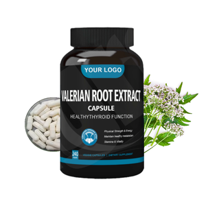 Suplemento <span class=keywords><strong>para</strong></span> <span class=keywords><strong>Dormir</strong></span> OEM Vegano, Cápsulas de Extracto de Valeriana de 500 mg, Cápsulas de Raíz de Valeriana - Product Image 1