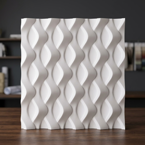 Modern 3D Marble Look 30x30cm Digital Ceramic Glazed Floor Tiles Gray Bedroom Interior Design - Product Image 3