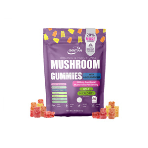 Gummies aux champignons en marque privée, complément alimentaire biologique pour le cerveau, extrait de champignons, stimulant de la mémoire et de l'énergie, gummies aux champignons - Product Image 1
