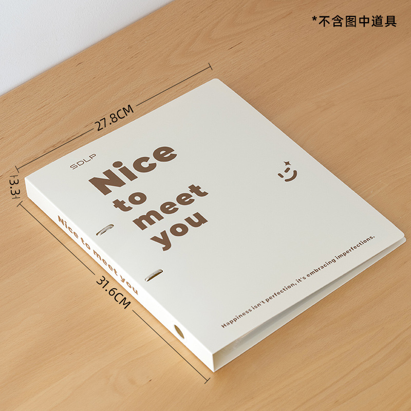 [Single Folder] Cream White