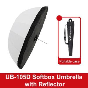 Parapluie diffuseur de studio photo Godox UB-105D le plus demandé avec réflecteur - Product Image 1