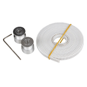 Kit de poleas de correa síncrona 3DSWAY 2GT, correa de alambre con núcleo de acero de 20 dientes con llave para accesorios de impresora 3D - Product Image 1