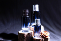 Bouteille de parfum en verre vide de luxe 30ml 50ml 100ml tailles bouchon noir col à sertir pour emballage de parfum vaporisateur atomiseur diffuseur utilisation