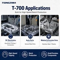 Machine de fraisage verticale CNC à trois axes Tsingziwa VMC T700 BT40 haute précision
