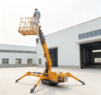 Grue araignée efficace de 3 tonnes avec flèche télescopique pour la construction et la manutention de matériaux industriels