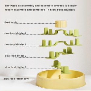 Điều chỉnh độ khó 5 cấp độ chậm cho mèo và chó với bề mặt an toàn và mịn - Product Image 4