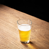 Tasse en verre résistant à la chaleur multi-usages, tasse à eau, thé, café, lait, bière pour la maison, le restaurant, l'hôtel, vente en gros