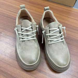 Retro New Style Men's Business Casual Low-<b>Top</b> Sneakers High Quality Lace-Up Breathable Outdoor Height Increasing Shoes - Product Image 2