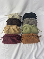 Sac pochette élégant pour femme en similicuir PU, doux et tissé, avec décorations scintillantes, idéal pour les soirées décontractées, les fêtes et les mariages