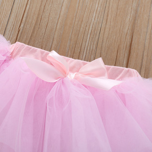 ชุดเสื้อผ้าเด็กแรกเกิด ชุดบัลเลต์สำหรับเด็กผู้หญิง ชุดรอมเปอร์ผ้าฝ้ายพร้อมกระโปรงบัลเลต์จากจีน - Product Image 6