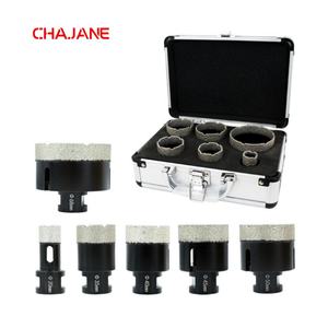 Lot <span class=keywords><strong>de</strong></span> 6 forets diamantés industriels M14, brasés sous vide, avec clé à cliquet 3/<span class=keywords><strong>4</strong></span> mâchoires, 20/35/40/45/50/68MM, <span class=keywords><strong>pour</strong></span> céramique - Product Image 6