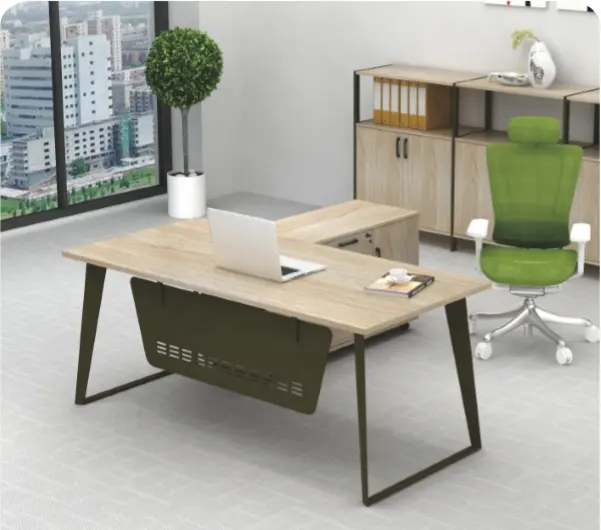 GCON-muebles modernos de oficina ejecutiva, tamaño estándar, de madera, juego de escritorio