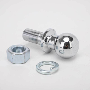 Chrome 50mm/2 pouces acier <span class=keywords><strong>attelage</strong></span> <span class=keywords><strong>montage</strong></span> boule de remorquage 6000Lbs capacité accouplement pièces de remorque pour RV camping-car <span class=keywords><strong>caravane</strong></span> accessoires - Product Image 2