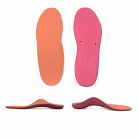 Semelles intérieures en mousse à mémoire de forme PU pour soulager la douleur au talon, avec talonnette profonde et soutien de la voûte plantaire, inserts de chaussures de sport amortissants pour femmes et hommes