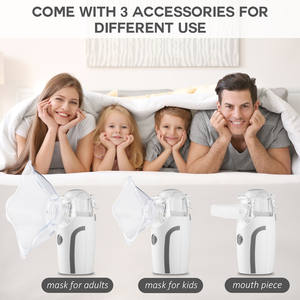 Produk baru terapi abu-abu jaring portabel ultrasonik Nebulizer asma Nebulizer medis rumah tangga untuk anak-anak dewasa - Product Image 6