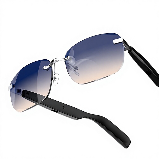 New SG25 Fashion Black-Tech Smart for Glasses Touch-based Control Type-C Charging Calling Photo-taking Sunglasses Wireless