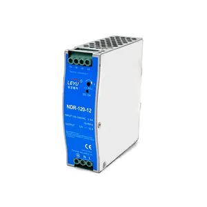 NDR-120 110V 220V AC a DC 12V/24V/48V PSU SMPS 120W alimentatore switching su guida Din