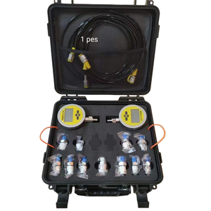 デジタル油圧ゲージセット油圧テストキット掘削機建設工事用圧力計 - Product Image 1