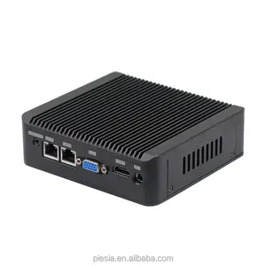 Ordenador de caja de cliente ultrafino 2LAN 2/6COM RS232/RS485 8GB RAM 256GB SSD J4125 Nano Mini PC industrial para Terminal de lata