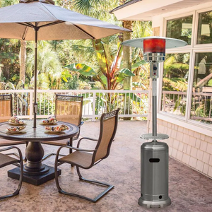 GNEE GN-OH-016-P Chauffe-terrasse au gaz moderne autoportant en acier inoxydable de haute qualité 13KW avec allumage par impulsions pour chauffage extérieur - Product Image 6
