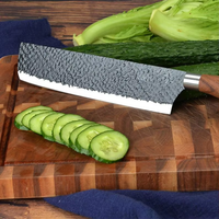 Vente en gros d'usine, ensemble de 6 couteaux de chef, couteaux de cuisine professionnels de 8 pouces avec boîte cadeau