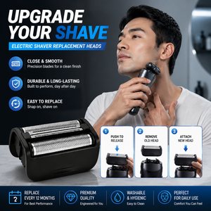 OEM Electric Shaver Replacement <b>Foil</b> and Cutter Blade Refill for Men's Rechargeable <b>Razor</b> Wholesale Manufacturer - Product Image 1