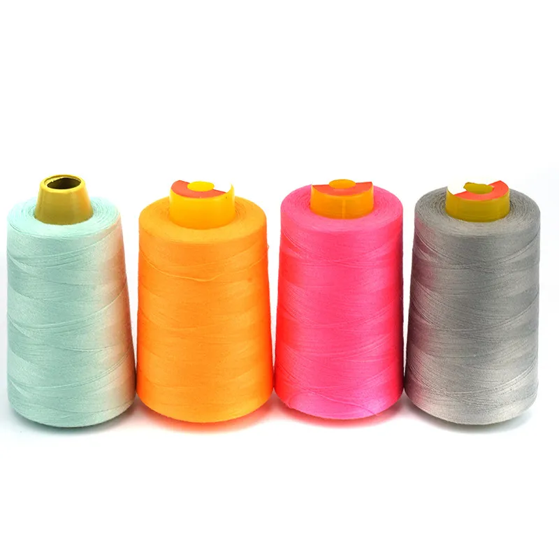 100%Recycled PPC Jeans Sewing Thread 22S/2 22S/3 Polyester-wrapped Corespun Needle Thread with a Polyester Filament Core