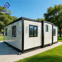 Maison Modulaire Moderne Préfabriquée Étanche 40Ft 20Ft, 2, 3 ou 4 Chambres, Conteneur Extensible